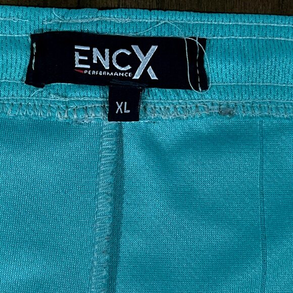 ENCX Performance Mens Athletic Shorts XL Turquoise - Picture 2 of 4